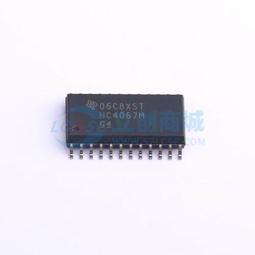 CD74HC4067M SOIC-24-300mil 模拟开关/多路复用器TI (德州仪器)