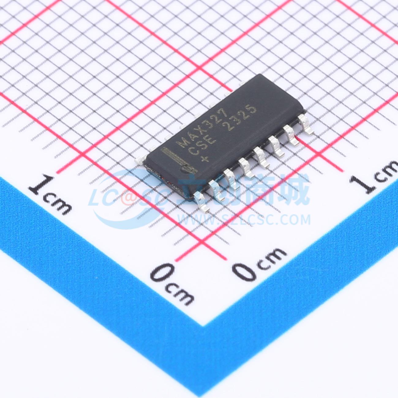 MAX327CSE+T SOIC-16 模拟开关/多路复用器 全新原装美信 元器件B