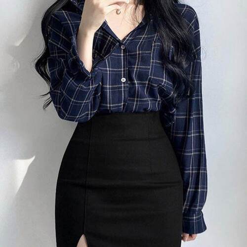 开叉包一步职业半身裙腰显瘦女OL夏季紧身裙裤高百搭臀黑色短裙裙