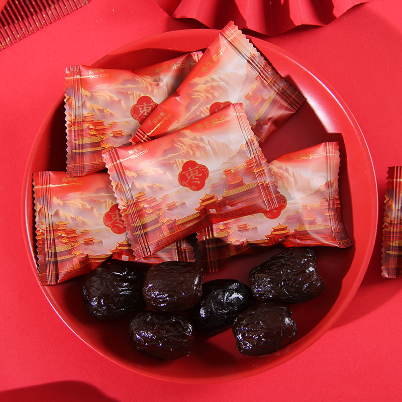 Bear Bird熊咪啾订结婚喜糖枣到幸福阿胶枣喜枣散装糖果红枣批发