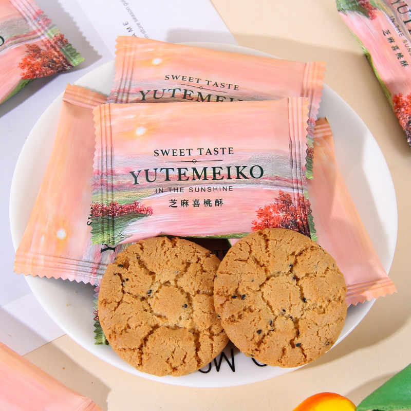 羽田铭菓芝麻喜桃酥饼干喜饼结婚喜糖果订婚伴手礼高颜值小零食品