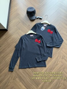 女士纯棉长袖T恤26秋装女款韩版休闲百搭宽松显瘦圆领KT打底上衣
