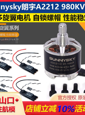 Sunnysky朗宇郎宇A2212 980KV无刷电机马达CW CCW 自锁 桨正反牙