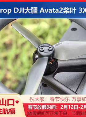 HQProp DJI大疆 Avata2 桨叶 3X3X3 高效率 高性能 3叶桨 航模