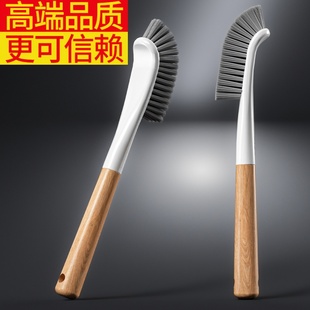 鞋刷子家用不伤鞋洗鞋刷鞋神器长柄木柄多功能衣刷清洁刷专用神器