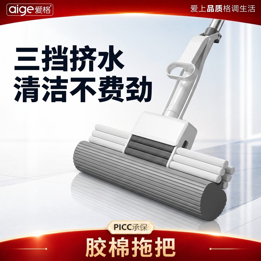 爱格家用滚轮挤水胶棉图片