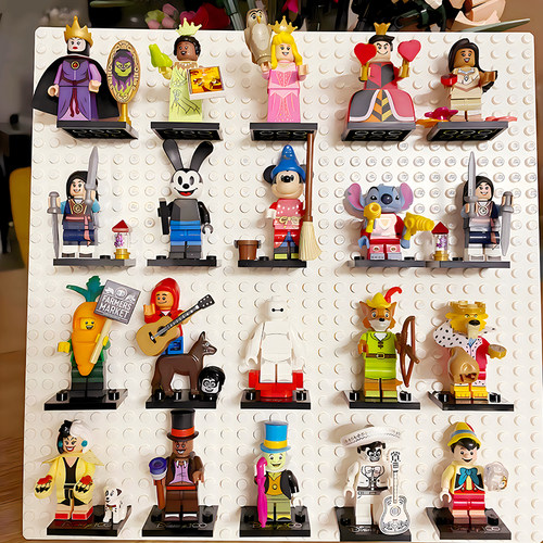 积木人仔小人公仔迪士尼小美人鱼女生女孩系列拼装玩具适用乐高