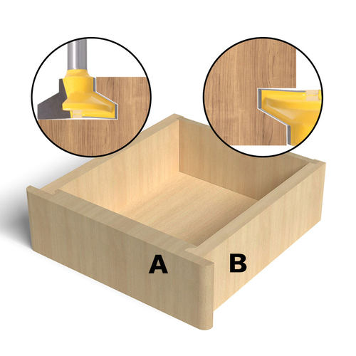 斜齿屉锁刀抽屉木工用铣刀