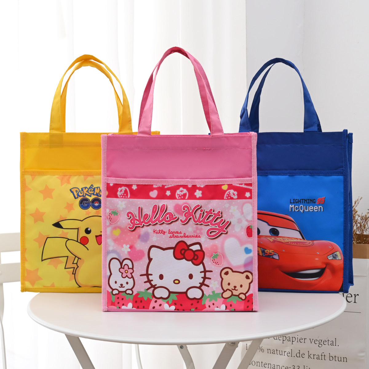 小学生A4大容量手提拉链补习袋