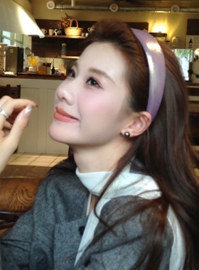发箍气质百搭少女发饰甜美时尚简约纯色韩版宽边法式头饰网红小众