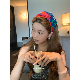 百搭少女发饰蝴蝶结发箍简约气质温柔优雅头箍甜美可爱头饰时尚