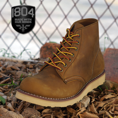 耐磨短靴耐磨橡胶大底咔叽短靴