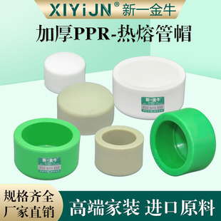 20PPR水管堵头4分6分1寸热熔管件堵帽管帽25/32/40/50/63接头配件