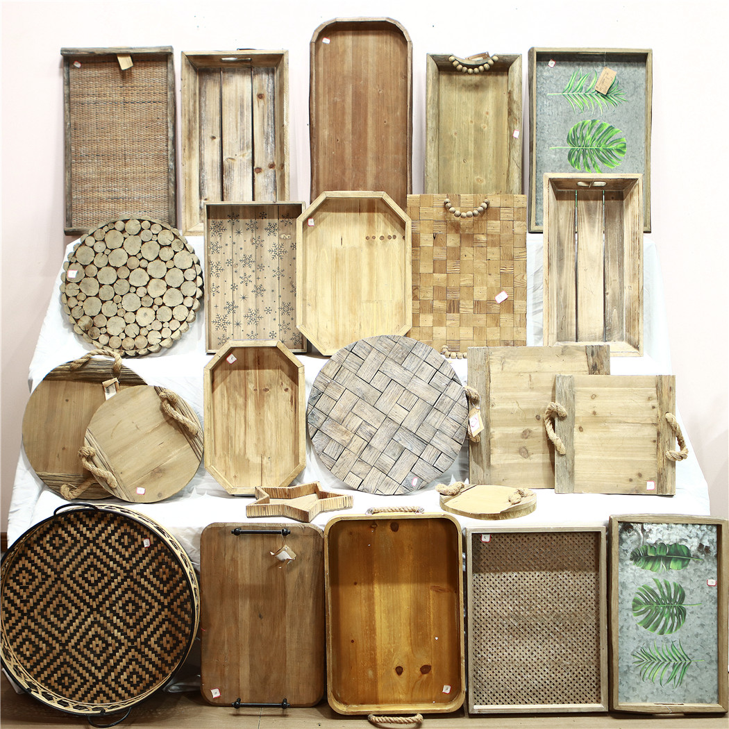 木质托盘实木果盘多肉盘子收纳