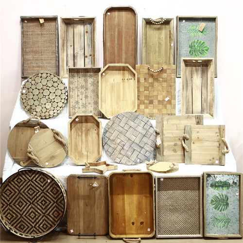 木质托盘实木果盘多肉盘子收纳