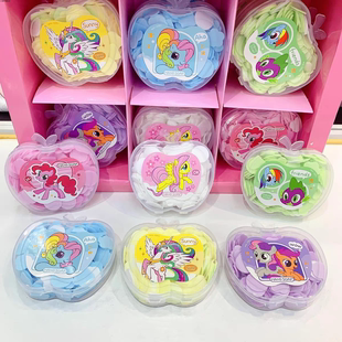 小马宝莉洗手片宝宝一次性洗手花瓣儿童便携随身旅行抑菌水果香皂