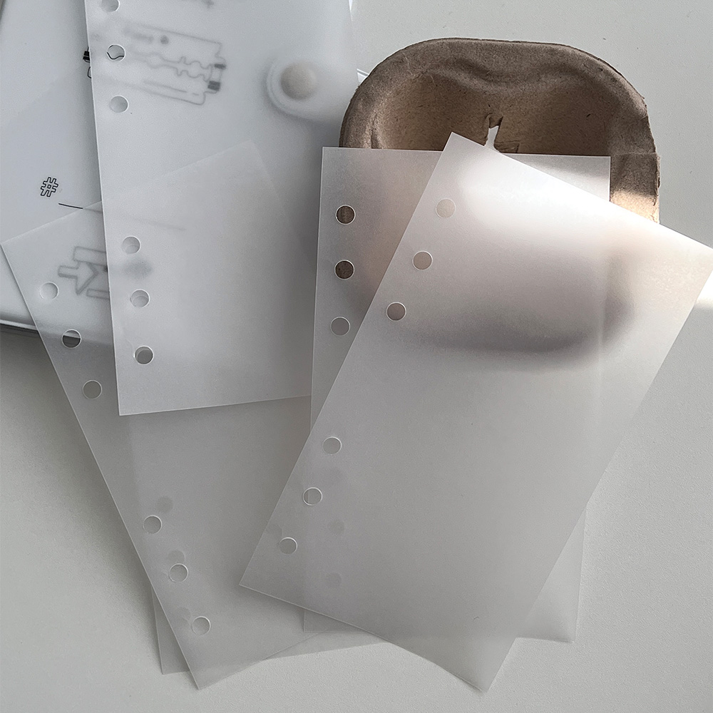 现货 RISEINLIFE 原创A6内页活页替芯书写纸特种纸收纳口袋内页