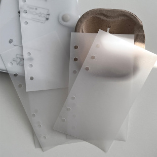 现货 RISEINLIFE 原创A6内页活页替芯书写纸特种纸收纳口袋内页