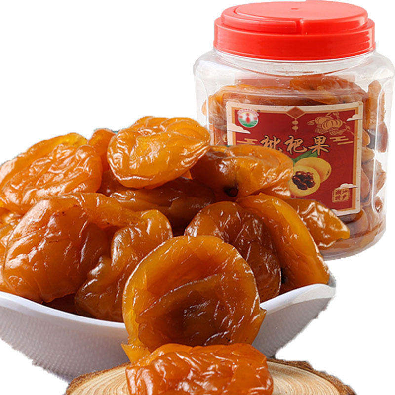 无核枇杷干潮州特产凉果类蜜饯500G罐装包邮即食小零食薄荷琵琶脯