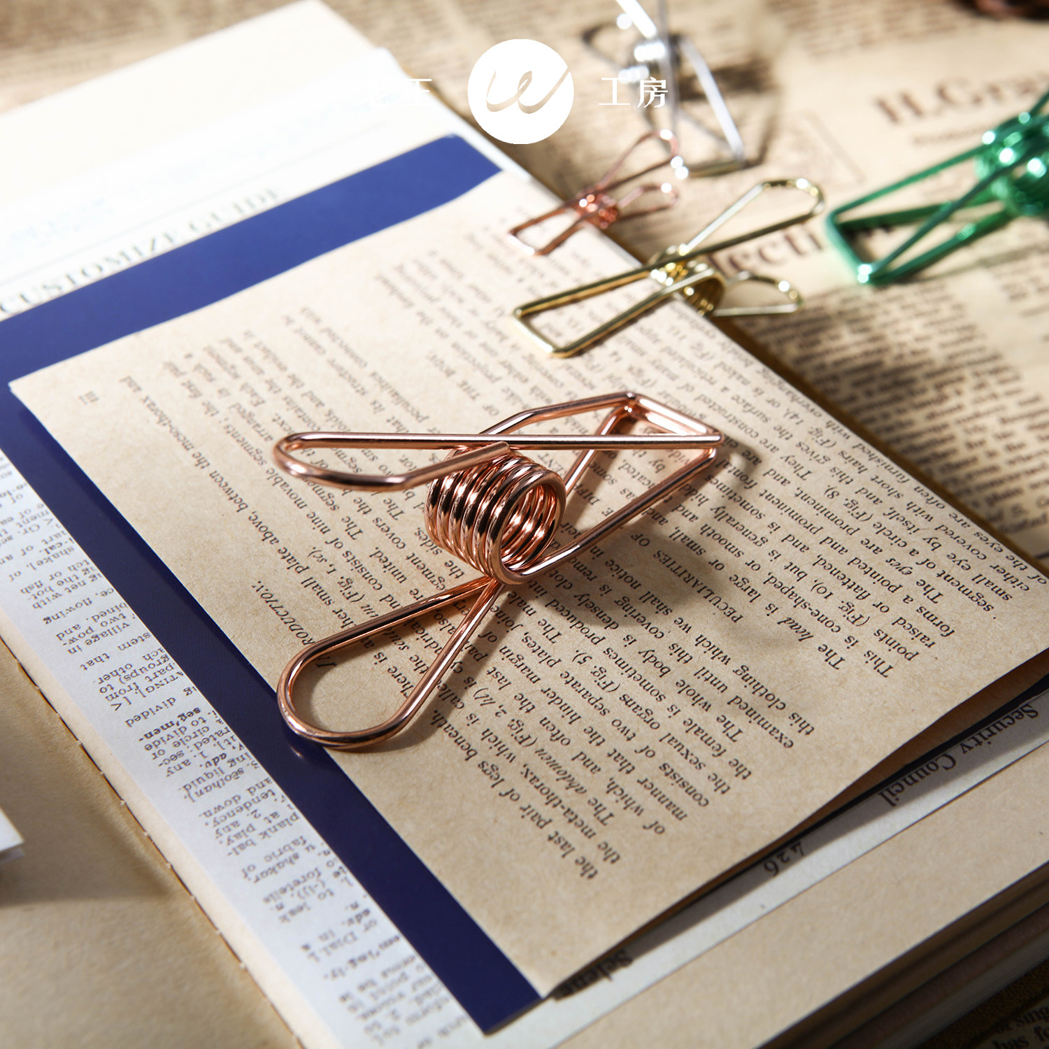 크리 에이 티브 편지지 금속 피쉬 테일 클립 중공 긴 꼬리 클립 작은 중간 색상 페타 클립 대형 간단한 티켓 클립