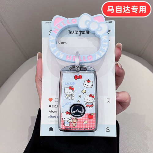 适用马自达3昂克赛拉CX5钥匙套CX4阿特兹CX30男士mx5女士CX50行也