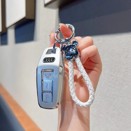 适用一汽奥迪a5l钥匙套q5l新款a6c9上汽a6lc9专用q6l etron壳a6l