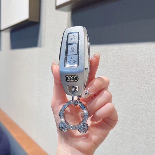 适用一汽奥迪a5l钥匙套q5l新款a6c9上汽a6lc9专用q6l etron壳a6l