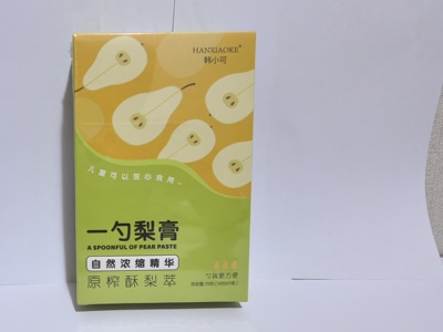 香港艾妮实体同款韩小可一勺梨膏止咳化痰平喘便婴幼儿药食同源