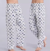 纯棉春秋夏裤 全棉布男士 子 中老年加大码 门禁裤 睡裤 休闲居家长裤