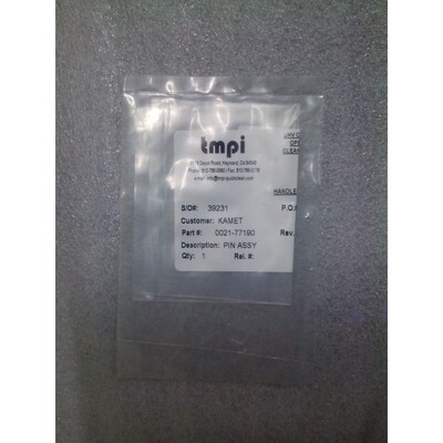 AMAT 0021-77190 针,滚轮组件,SCRUBBER 300 毫米,批量 10,全新