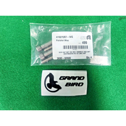 AMAT 3690-02600 SCR 帽子 SKT HD M8 X 60MMLG HEX SKT 4 件装全