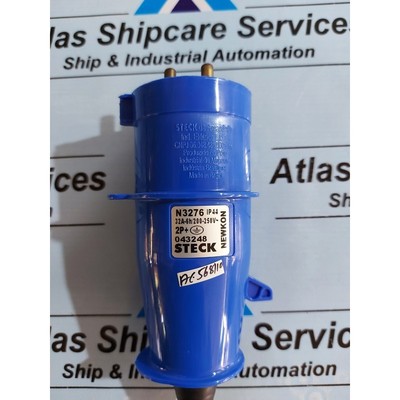 STECK NEWKON N3276 Enchufe 2P T 32A 200/250V 6h Az IP44