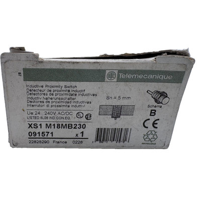 TELEMECANIQUE DETECTEUR DE PROXIMITE XS1 M18MB230 x1