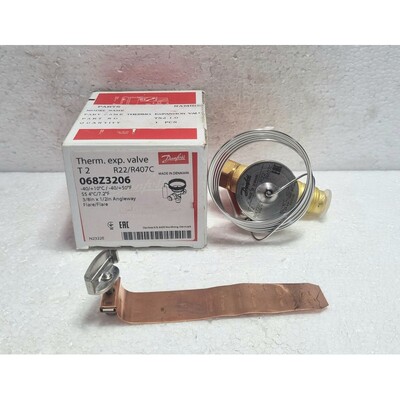 Danfoss T2 R22/R407C 068Z3206 Thermostatic Expansion Valve