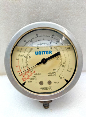 UNITOR TEMPRESS M358430 冰箱压力计 - 1 至 25 MPA
