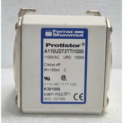 Ferraz Shawmut A110UD73TTI1000 PROTISTOR FUSE 1100V 1000A K3