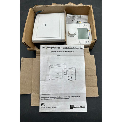 ELM LEBLANC PROGRAMMATEUR THERMOSTAT D'AMBIANCE AVEC RECEPTE