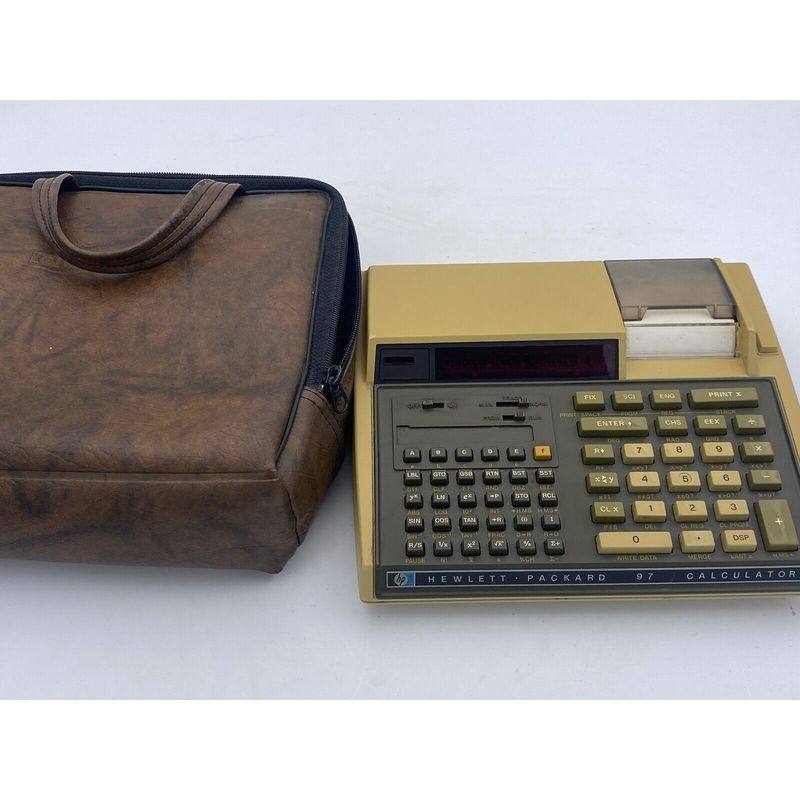 Hewlett Packard HP 97 Programmable Calculator Vintage HP-97