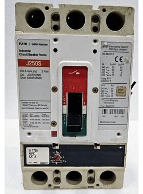 Eaton Cutler-Hammer JGS3250N 250 Amp 3 Pole Circuit Breaker