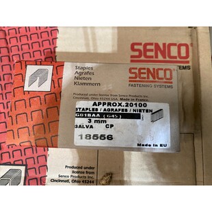 钉 X1PC SENCO 18556 20100 件 毫米镀锌盒 G01BAA