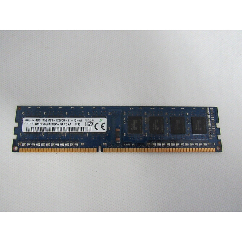 SKHYNIX 4GB 1RX8 PC3-12800U-11-13-A1 HMT451U6AFR8C-PB NO AA