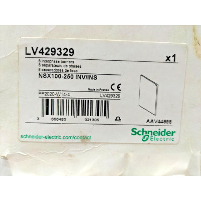 SCHNIEDER 电动 LV429329 Interphase Barriers 6P - 批量 10 件
