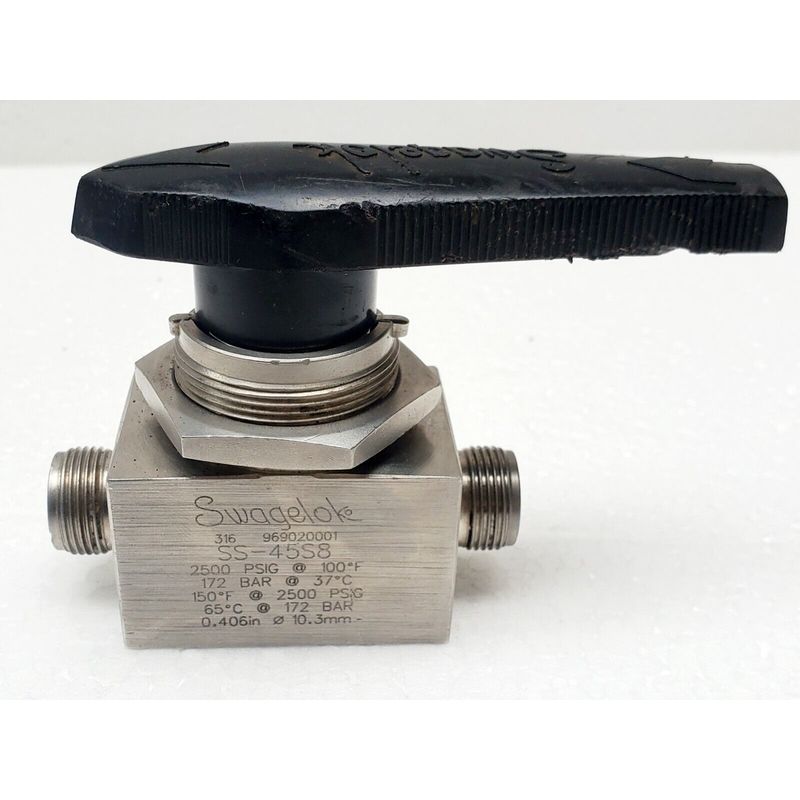 Swagelok SS-45S8 Válvula de Bola 12Cv 1/2 Tubo Ajuste 316SS