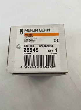 1pc x Merlin Gerin Schneider multi 9 vigi c60 26545 4p 40 30