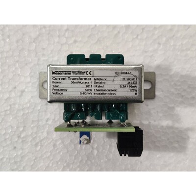 ORGA STF R020050A / Wesemann Current Transformer 50mVA, Clas