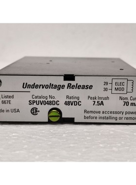 GE Under voltage Release SPUV048DC