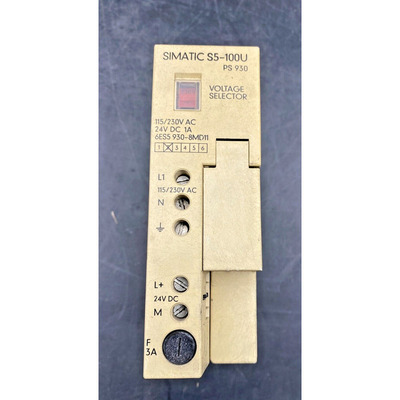 SIMATIC S5 S5-100U PS 930 6ES59308MD11 POWER SUPPLY