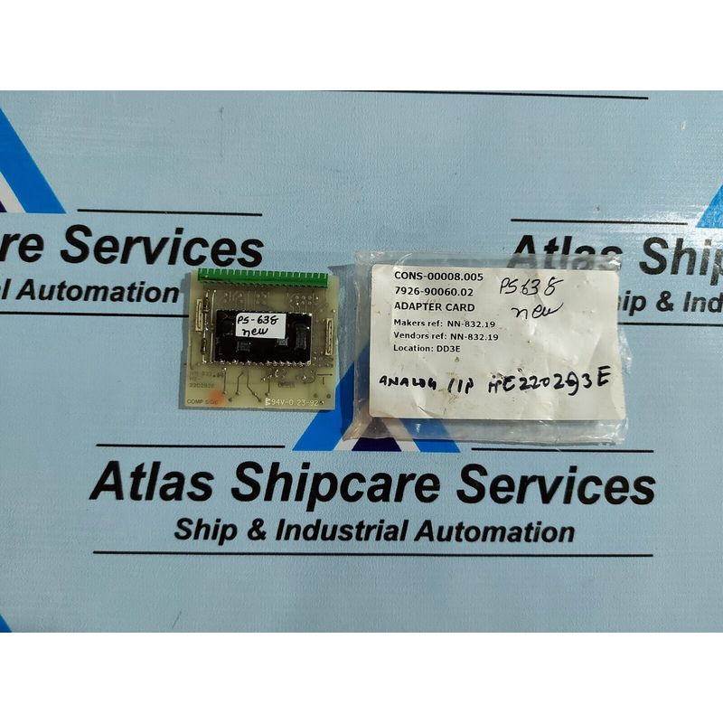 Norcontrol NN-832.19 HE-220293F Analogico Input Adattatore