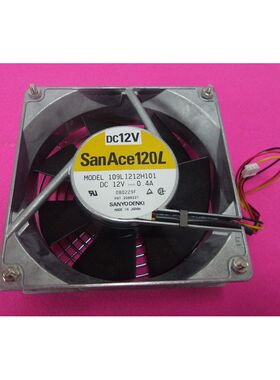 SANYODENKI 109L1212H101 SanAce120L 直流 12V 0.4A,二手