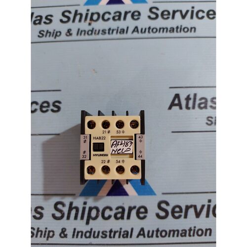 Hyundai HAB22 Ausiliaria Contatto Blocco Ith=16A 660V